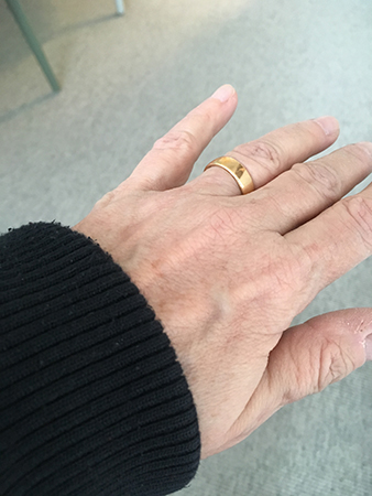 Min hand utan handske