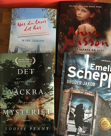 Böckerna När du läser det här Mitt hjärta är ditt Det vackra mysteriet o Broder Jakob