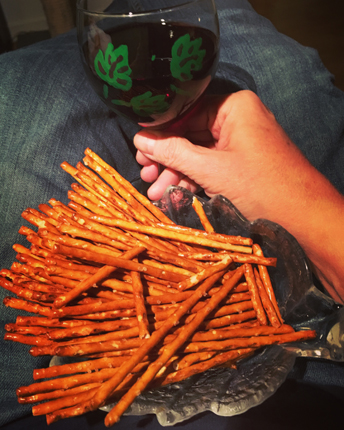 Chianti och salta pinnar