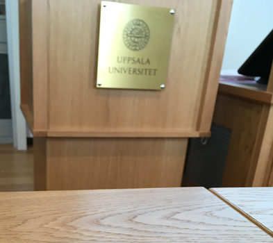 Talarstol i Universitetshusets sal XI