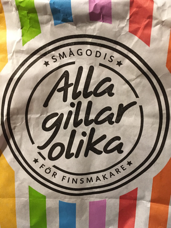 Alla gillar olika smågodispåse