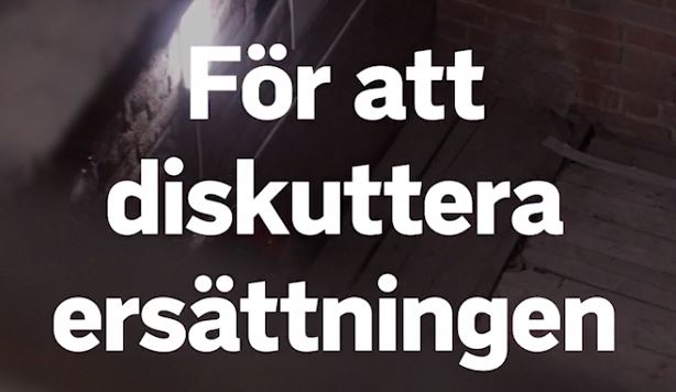 För att diskuttera ersättningen