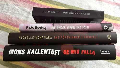 Böckerna Se mig falla Jag försvinner i mörkret Allt under himmelsen fäste Den ensamma staden