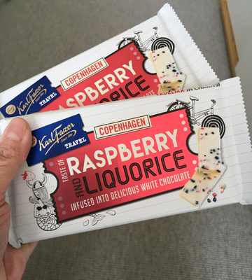 Chokladkakor Fazer Raspberry and liquorice