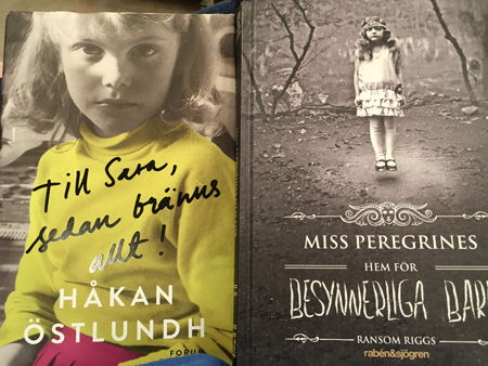 Böckerna Till Sara och Miss Peregrines hem för besynnerliga barn