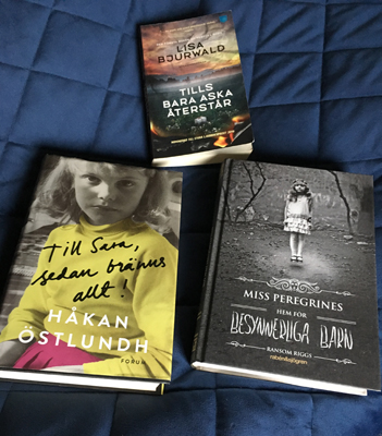 Böckerna Till Sara Miss Peregrines o Tills bara aska återstår