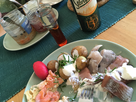 Sill och potatismiddag