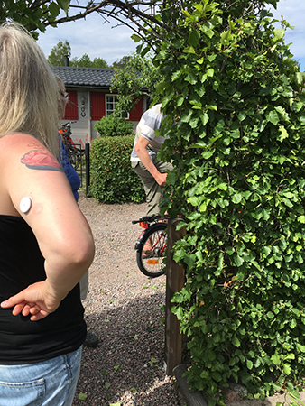 Vid portalen till Slottet