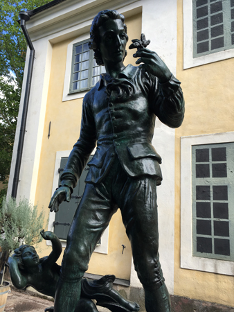 Carl von Linné Carl Eldhs staty