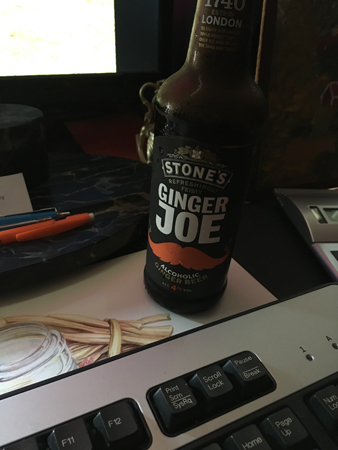 Ginger Joe vid datorn