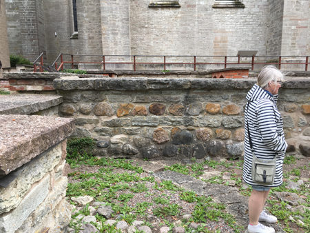 Anna bland klosterruiner