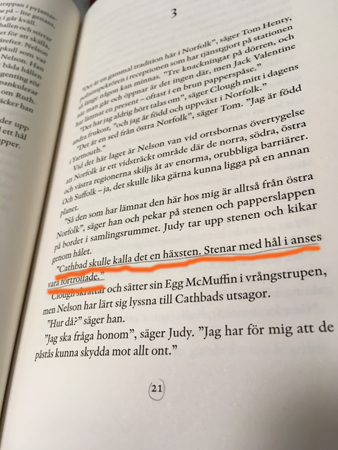 Om förtrollade stenar i En cirkel av sten