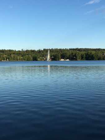 Sjön sedd från Vätterpromenaden