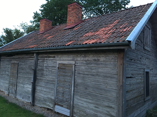 Morfars första snickeriverkstad