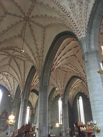 Taket i Vadstena klosterkyrka