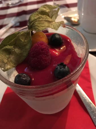 Torrone semifreddo och espresso