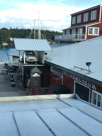 Utsikt från andra hotellfönstret