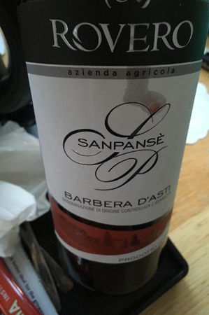 Sanpansè Barbera d'Asti 2016