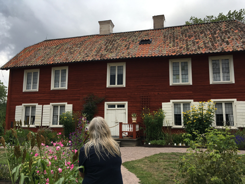 Anna framför Linnés Hammarby