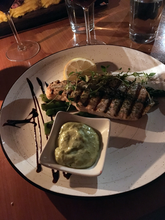 Grillad lax på Gamla stan Hof