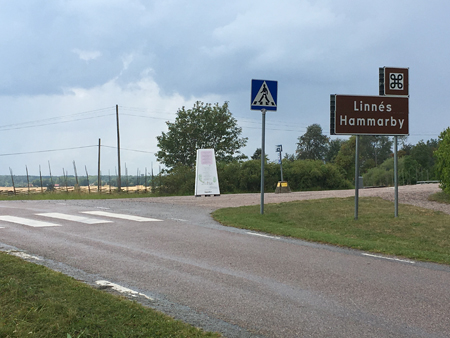 Skylt Linnés Hammarby