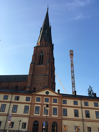 Domkyrkans torn och kran