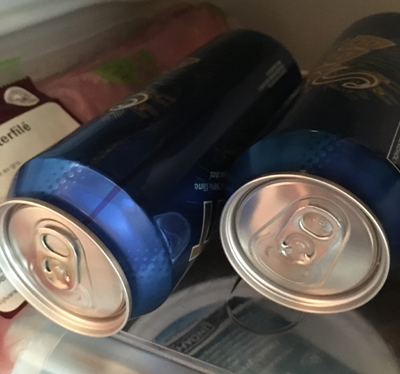 Två öl till Anna på kylning