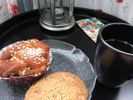 Gofika på balkongen