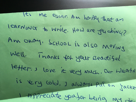 Brev från Oscar juni 2019