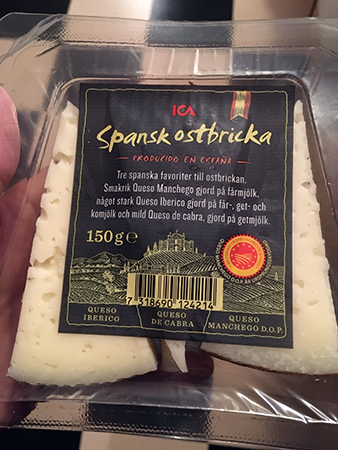 Spansk ostbricka