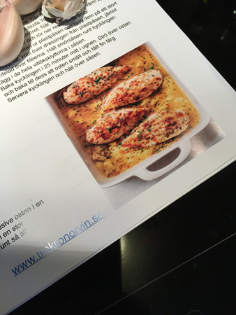 Recept från Vinklubben Tre kronor till vinet