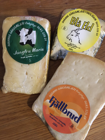 Ostar från Bränna gårdsmejeri