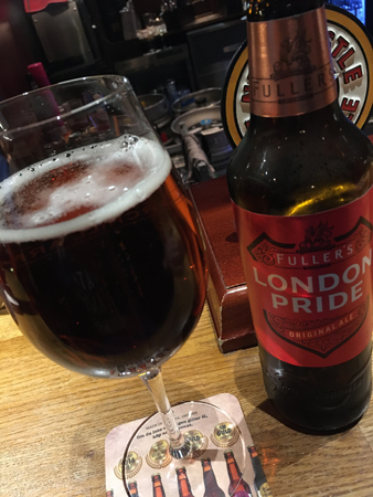 Fullers London Pride på Chruchill Arms