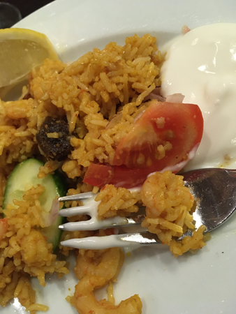 Prawn Biryani på Indian Kitchen