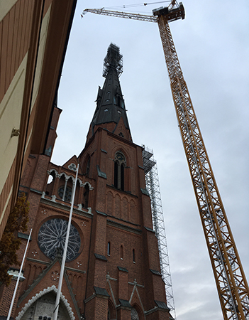 Domkyrkan onsdag morgon 30 oktober 2019