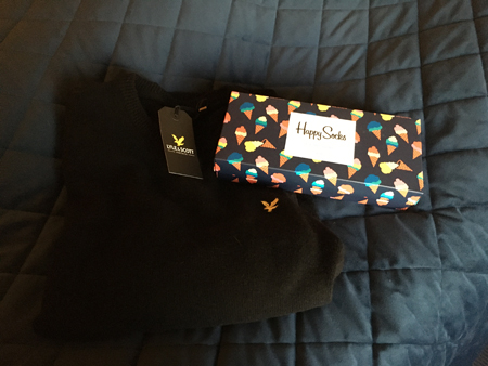 Tröja och Happy socks