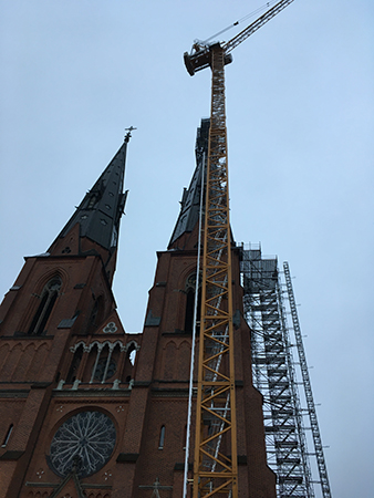 Domkyrkan tor morgon 17 oktober 2019