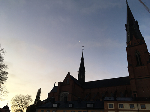 Domkyrkotornen tor morgon 24 oktober 2019