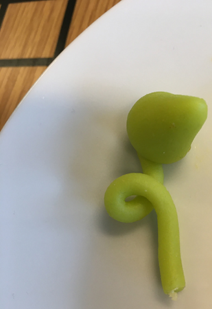 Bakelsedekoration grön