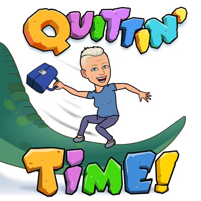 Bitmoji Tofflan Quittin time Bitmoji Tofflan Quittin time