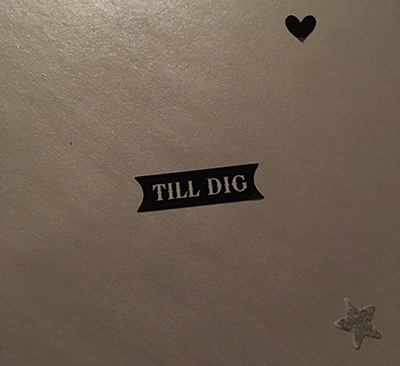 Till dig med stjärna och hjärta