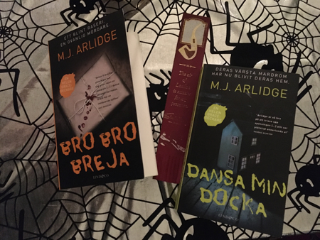 MJ Arlidges böcker Bro bro breja och Dansa min docka