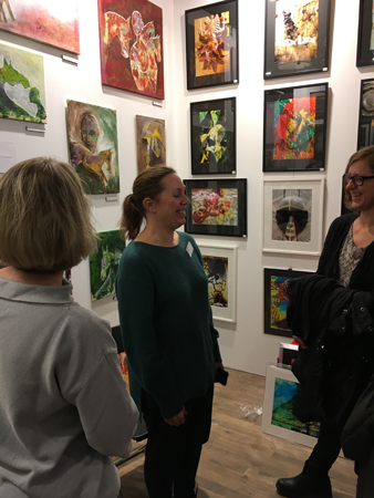 Li på utställning i saluhallen