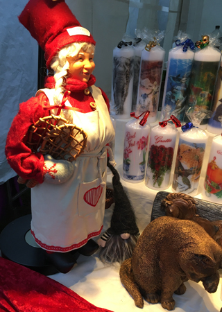 Tomtemor och katten Ulva julmarknad 2019