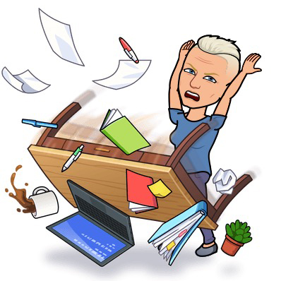 Arg på jobbet Tofflanbitmoji