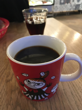 Kaffe i en Lilla My-mugg