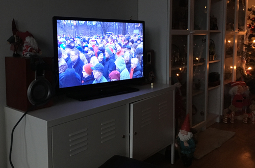 Julfreden i Åbo på tv