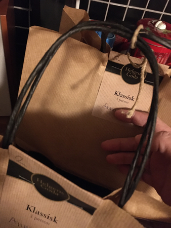 Helgens goda kassar med julmat