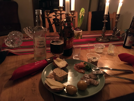 Jultallrik efter graninköp