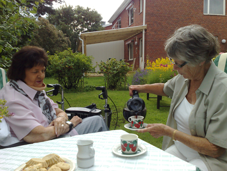 Mamma o Barbro sommaren 2012